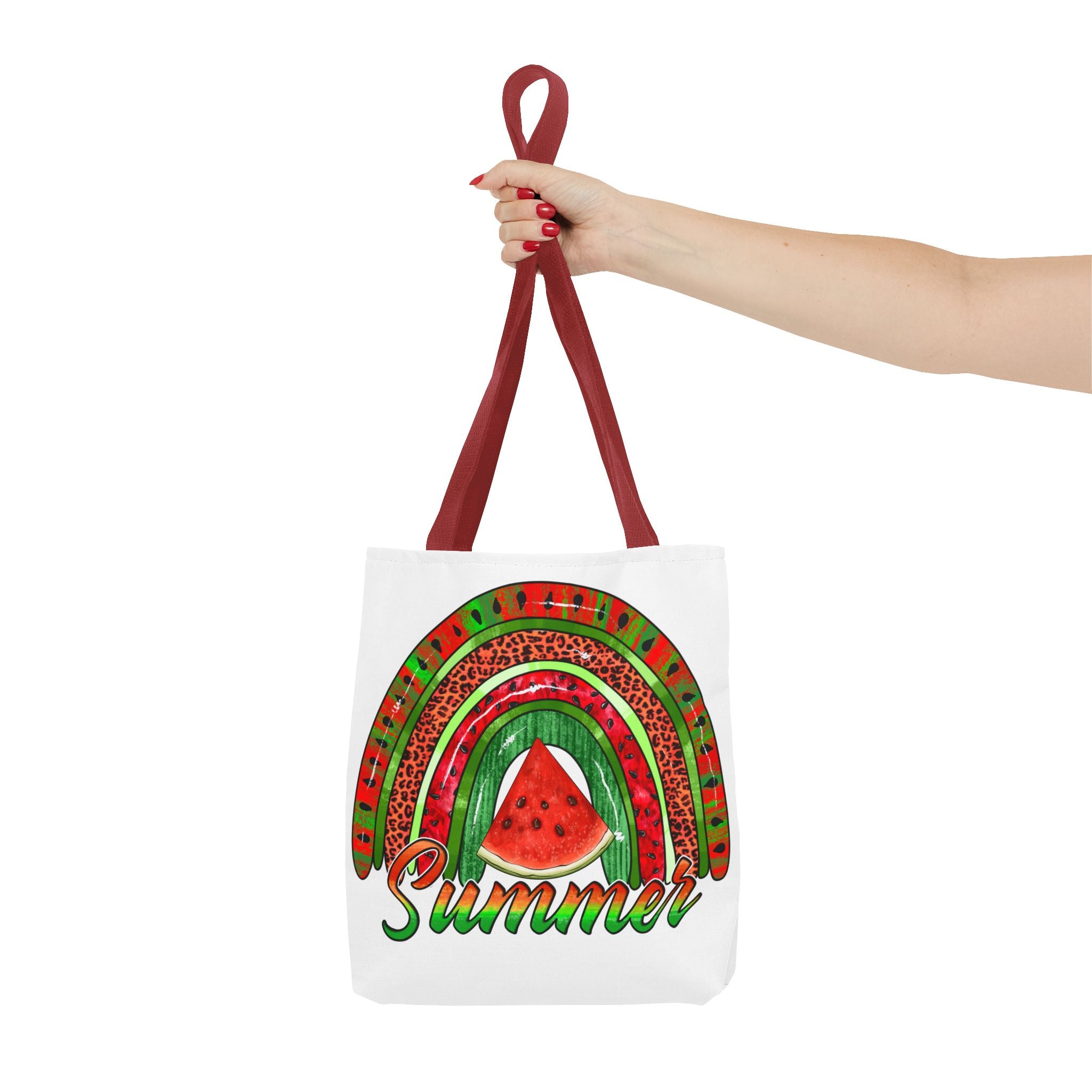 Summer Watermelon Rainbow Tote Bag-Phoenix Styles