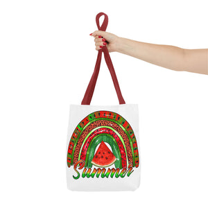 Summer Watermelon Rainbow Tote Bag-Phoenix Styles