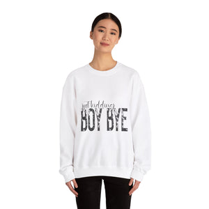 Boy Bye Valentine's Day Crewneck Sweatshirt-Phoenix Styles