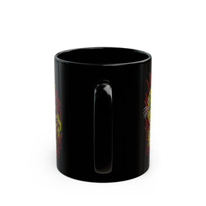 Tiger Black Mug (11oz, 15oz)-Phoenix Styles