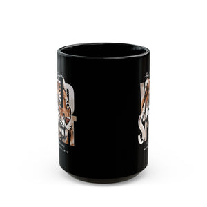 Wild Spirit Black Mug (11oz, 15oz)-Phoenix Styles