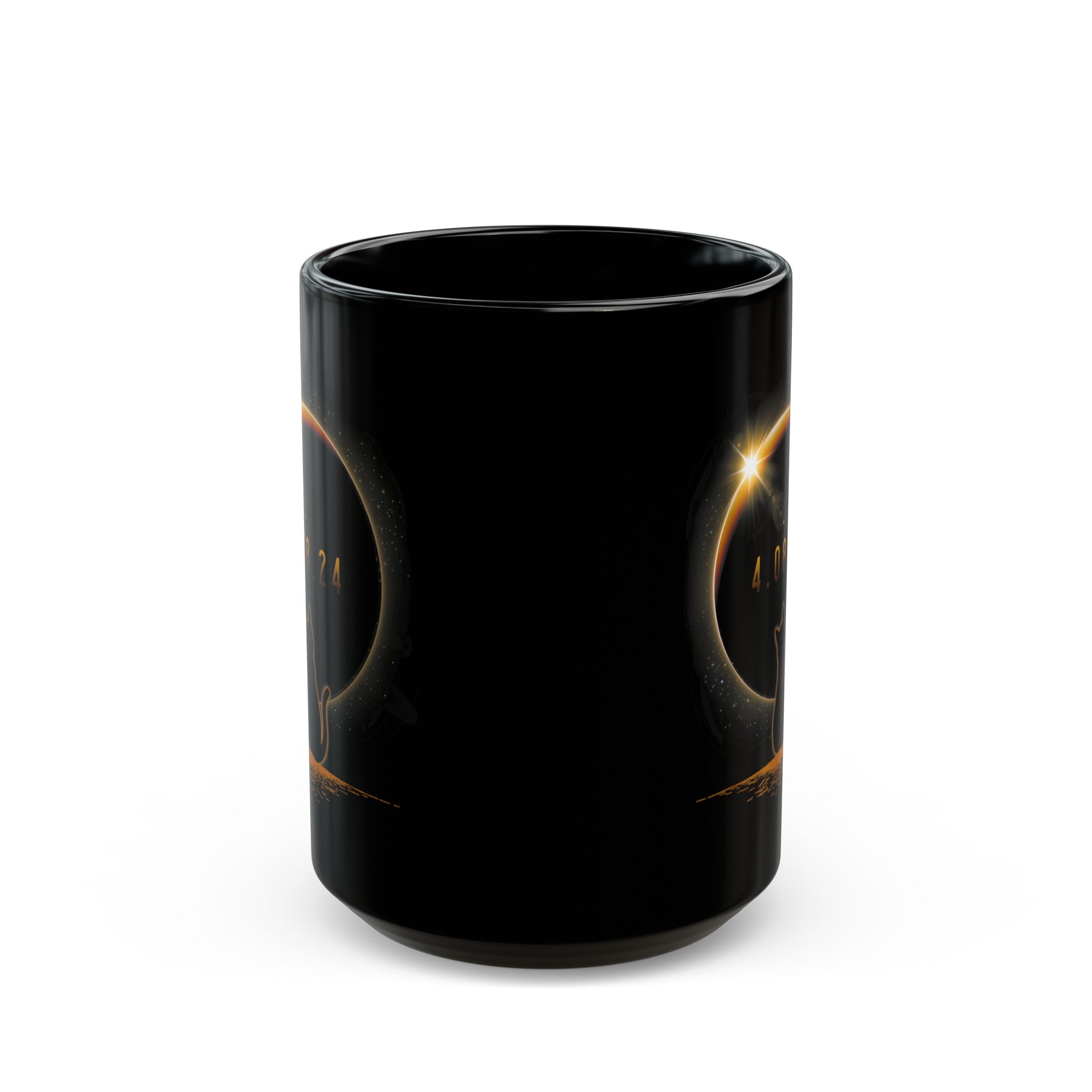 Solar Cat Black Mug (11oz, 15oz)-Phoenix Styles