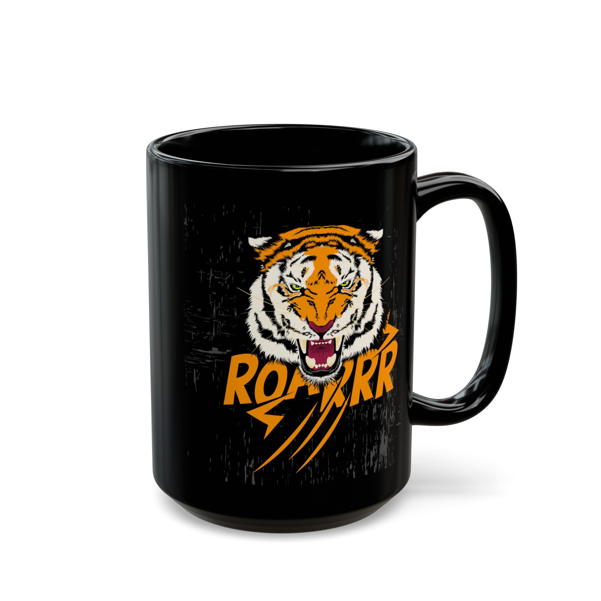 Roarrr Black Mug (11oz, 15oz)-Phoenix Styles