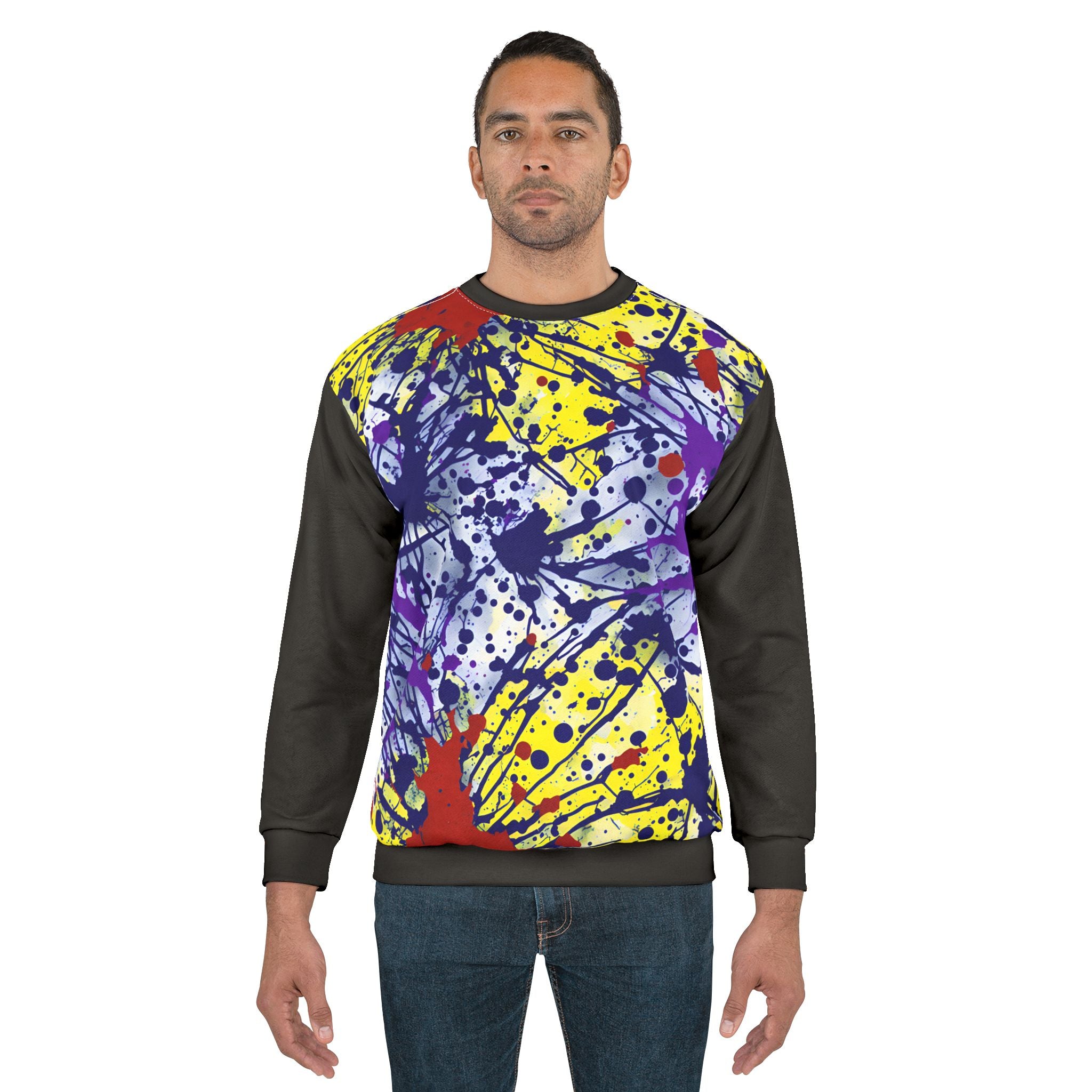 Paint Splatter Sweatshirt-Phoenix Styles