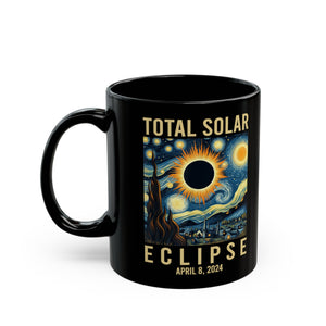 Total Solar Eclipse- Sun Black Mug (11oz, 15oz)-Phoenix Styles