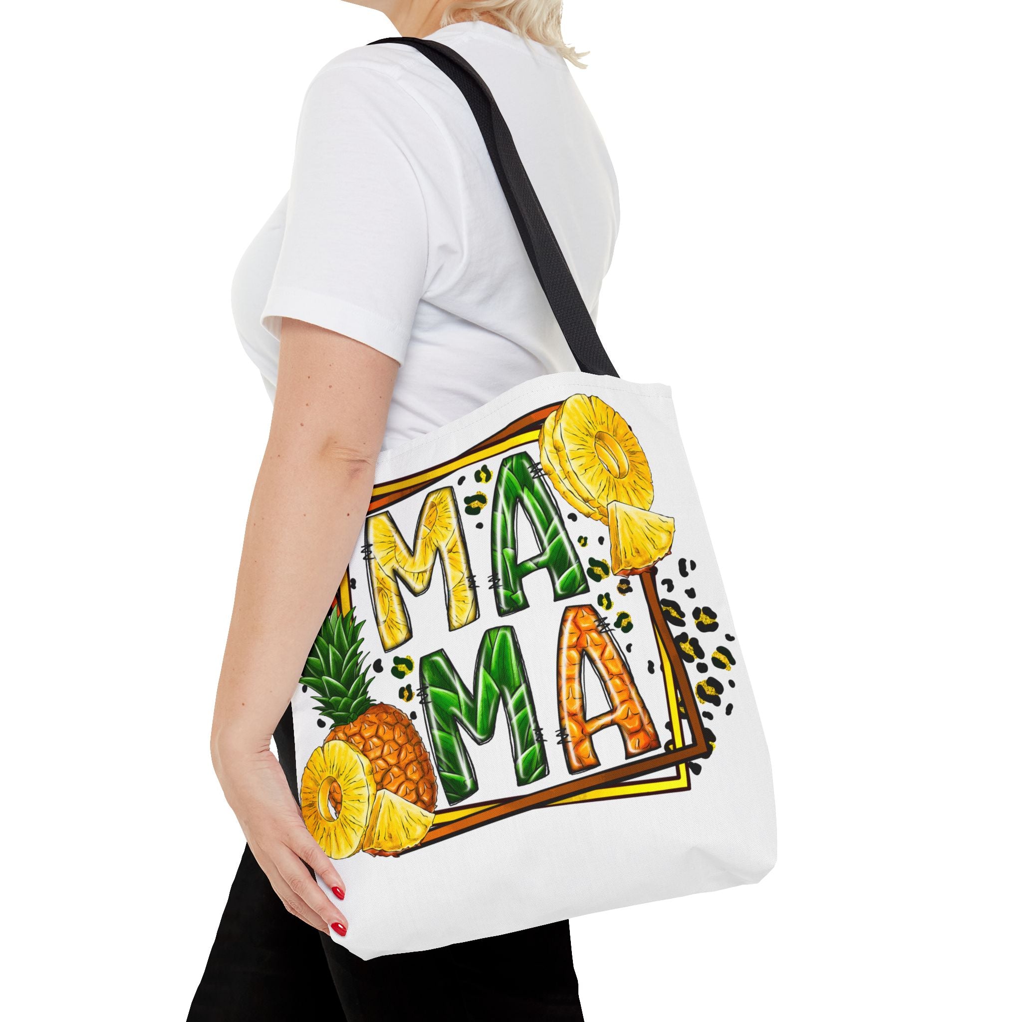 Mama Pineapple Tote Bag-Phoenix Styles