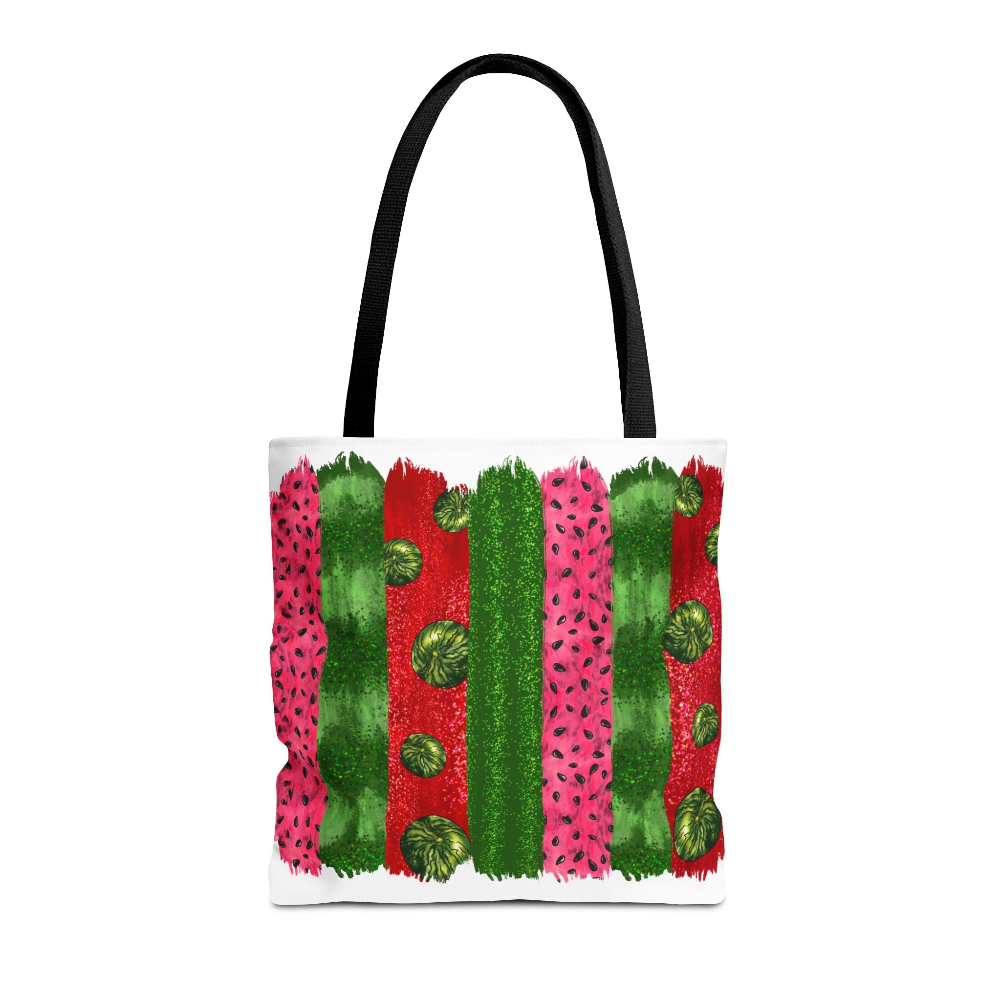 Watermelon Bursh Stroke Tote Bag-Phoenix Styles