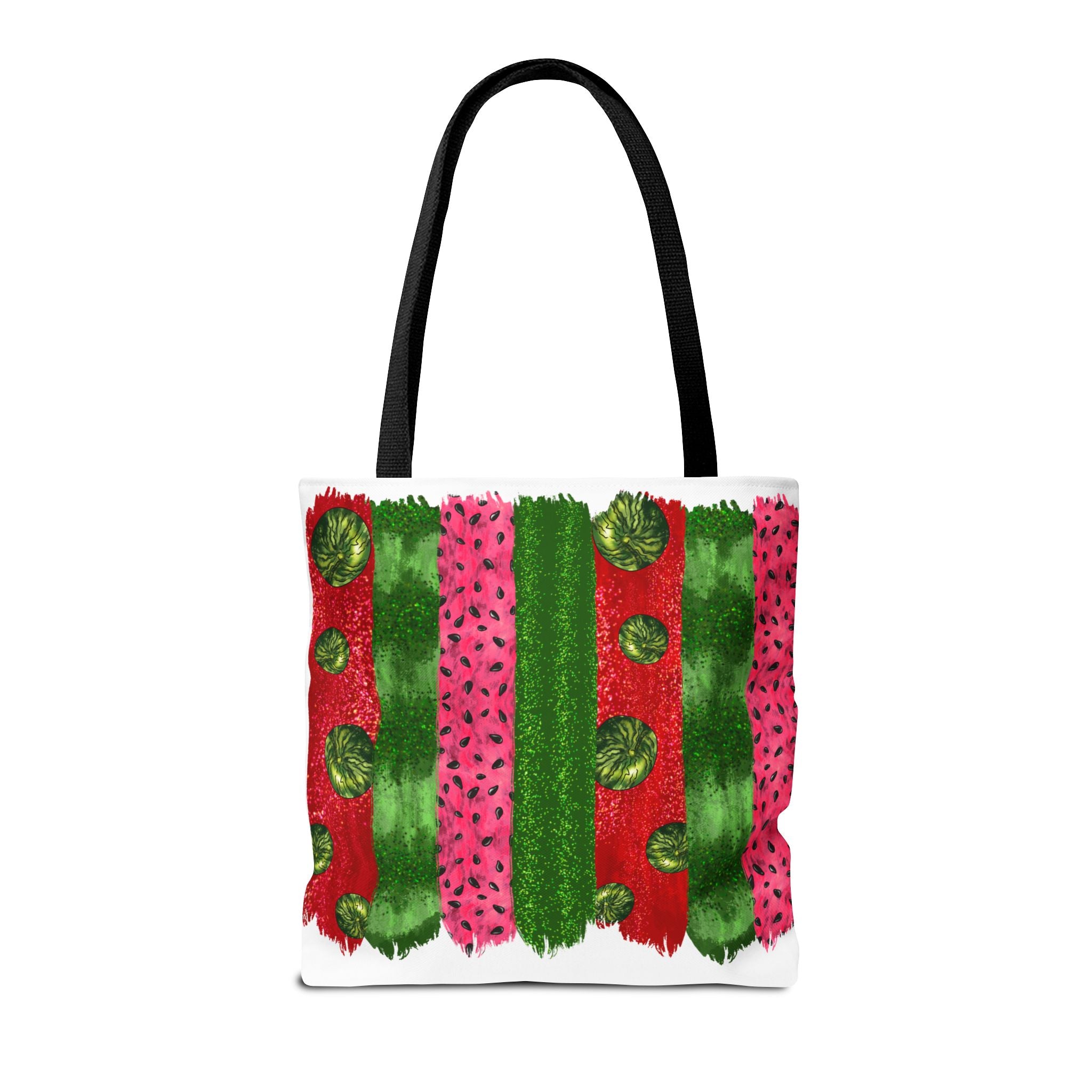 Watermelon Bursh Stroke Tote Bag-Phoenix Styles