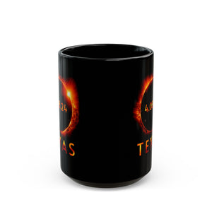 Solar Eclipse 04-08-2024 Black Mug (11oz, 15oz)-Phoenix Styles