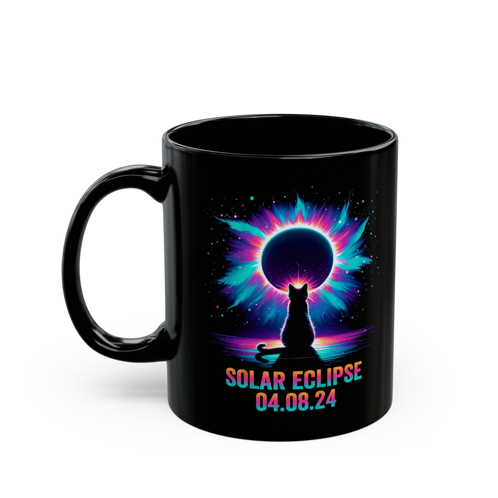 Solar Eclipse Black Mug (11oz, 15oz)-Phoenix Styles