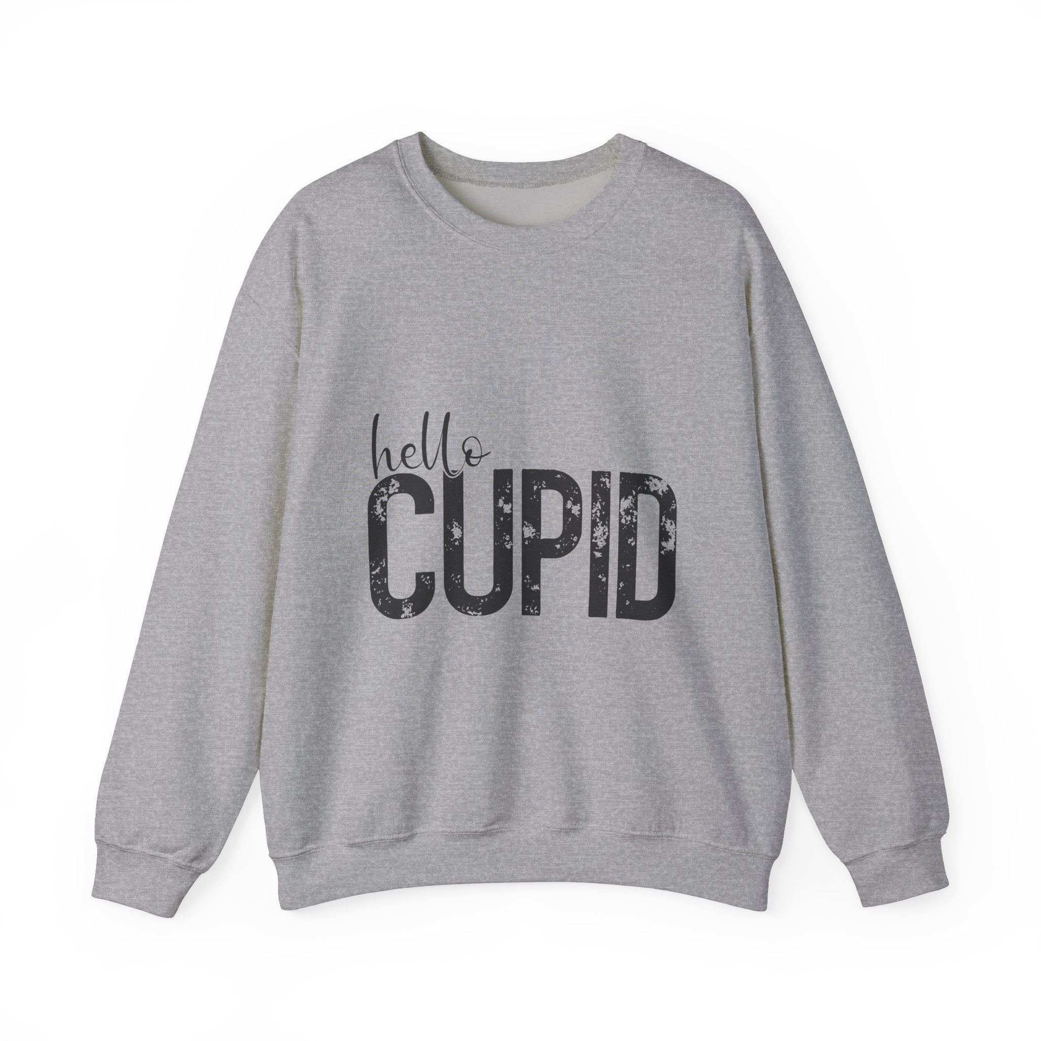 Hello Cupid Valentine's Day Crewneck Sweatshirt-Phoenix Styles