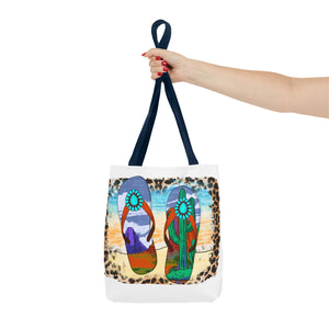 Flips Flops Summer Tote Bag-Phoenix Styles