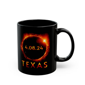 Solar Eclipse 04-08-2024 Black Mug (11oz, 15oz)-Phoenix Styles