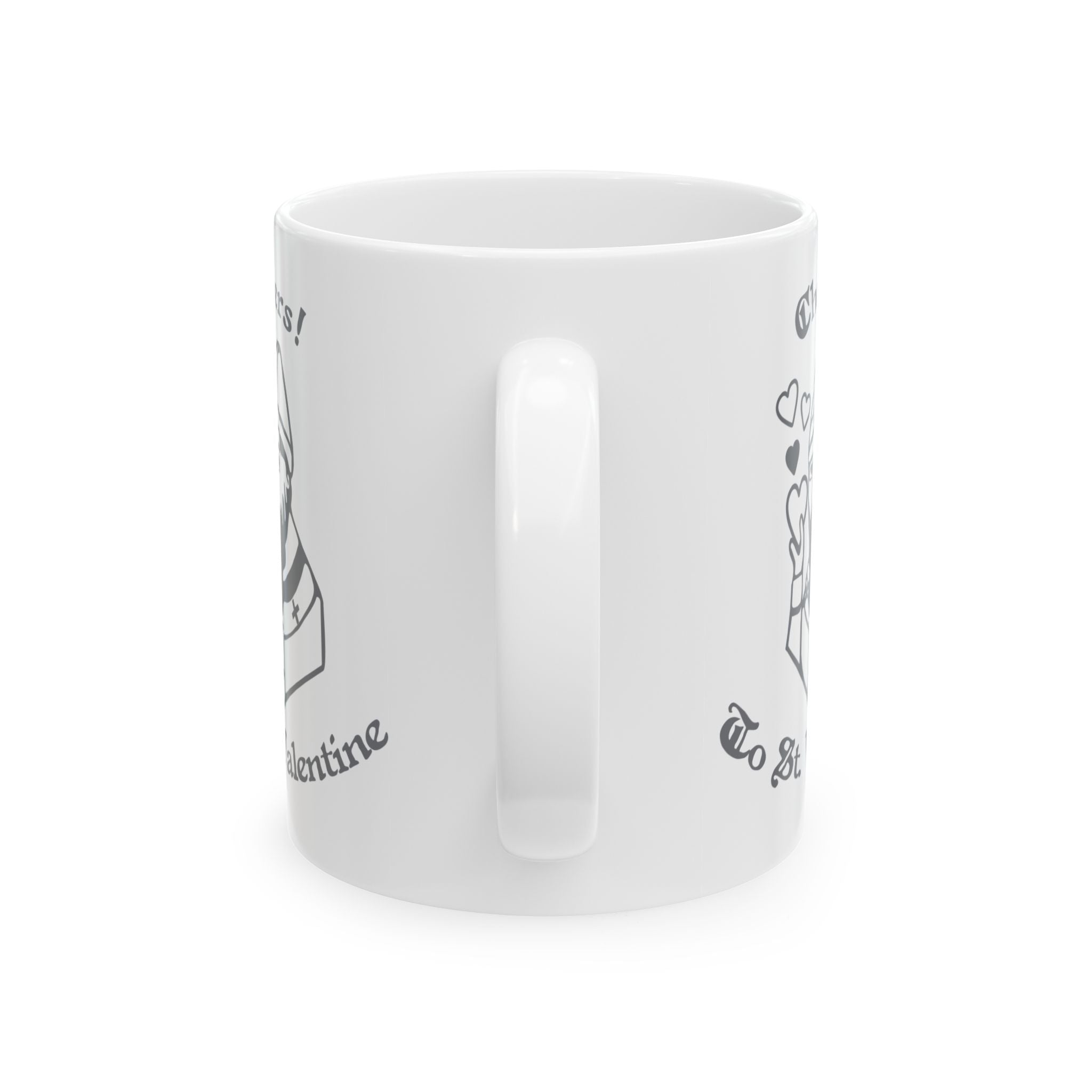 Cheers To St Valentines Ceramic Mug-Phoenix Styles