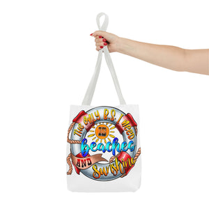 Beaches Sunshine Flip Flop Tote Bag-Phoenix Styles