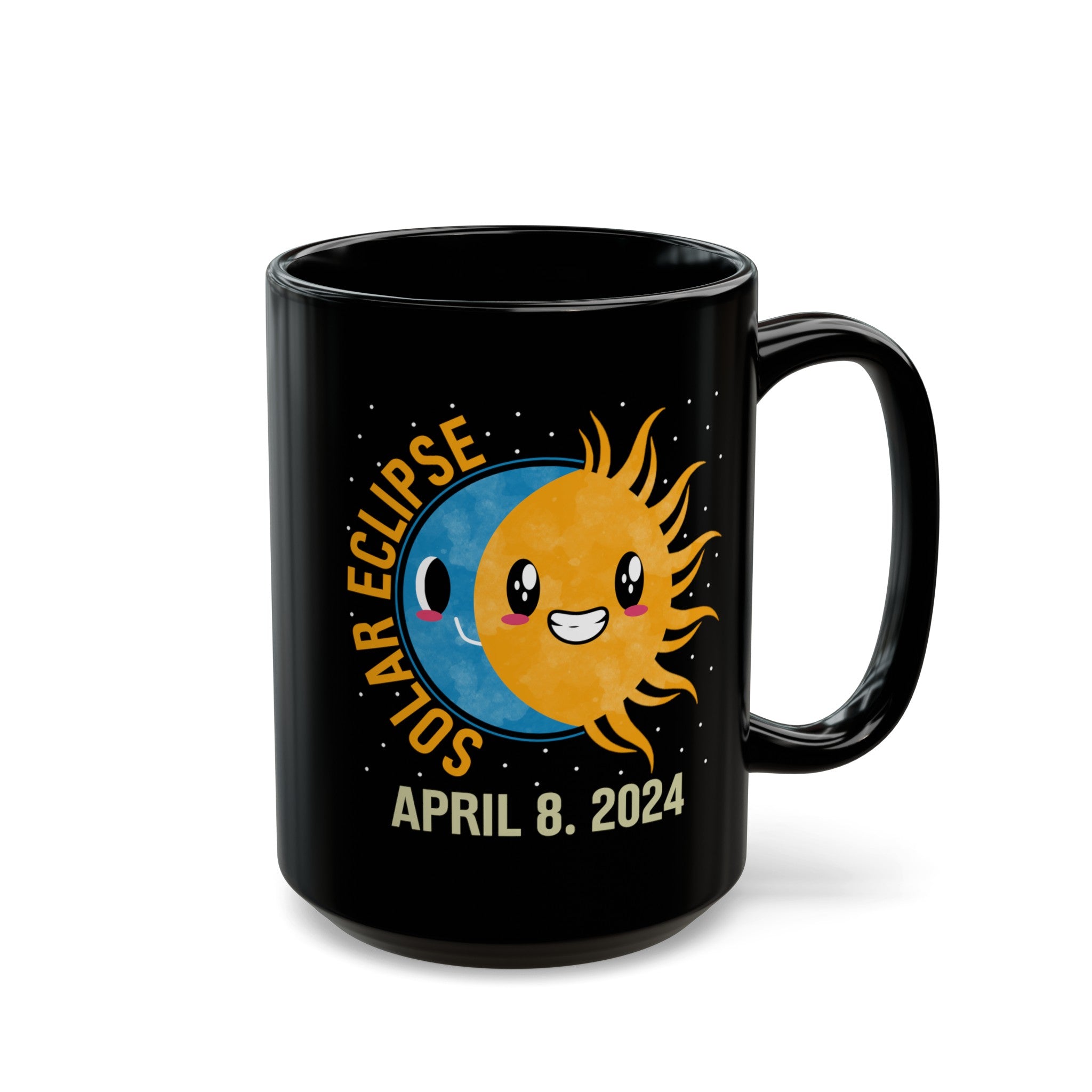 Solar Eclipse Black Mug (11oz, 15oz)-Phoenix Styles