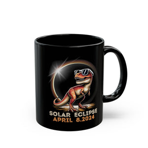 Dino Solar Black Mug (11oz, 15oz)-Phoenix Styles