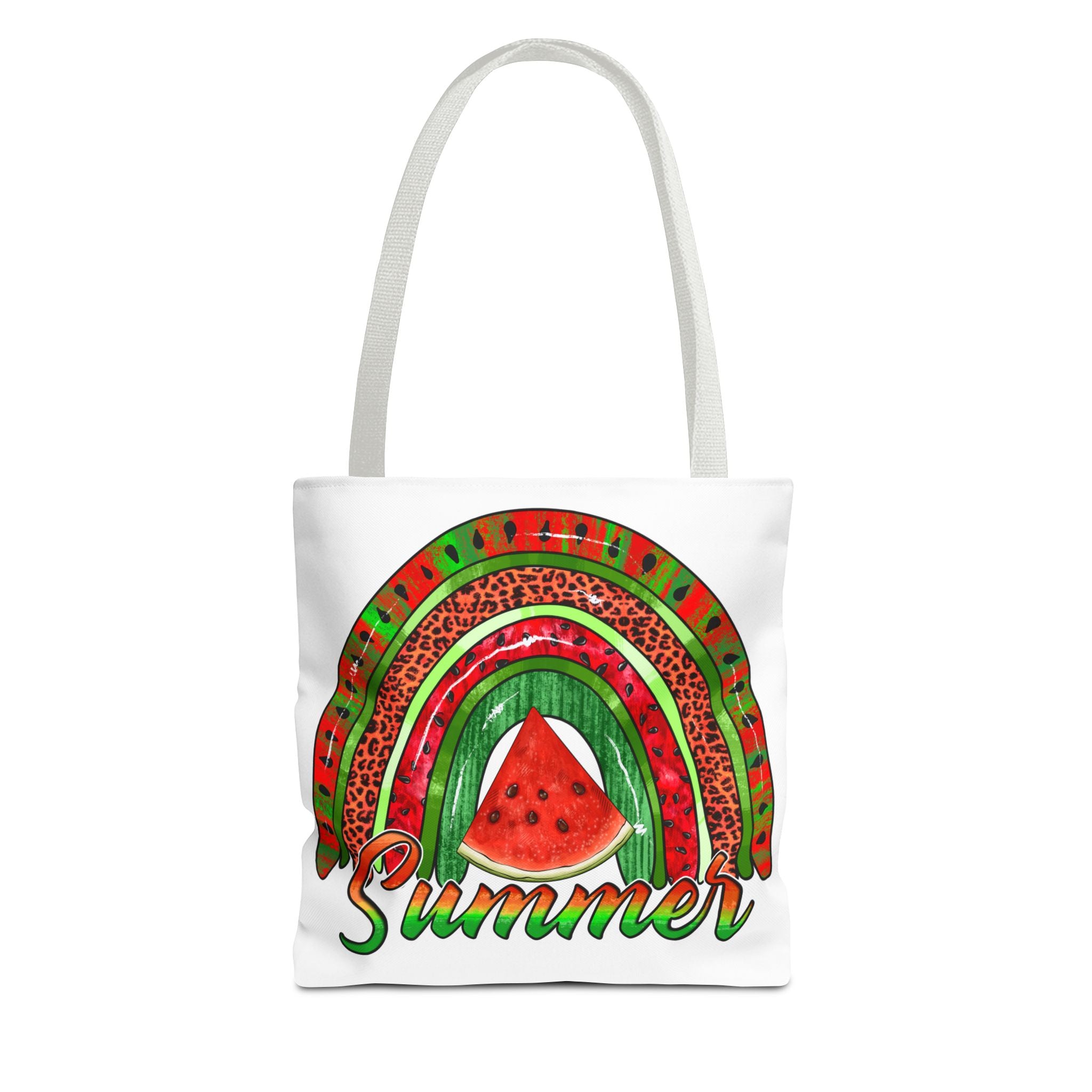 Summer Watermelon Rainbow Tote Bag-Phoenix Styles