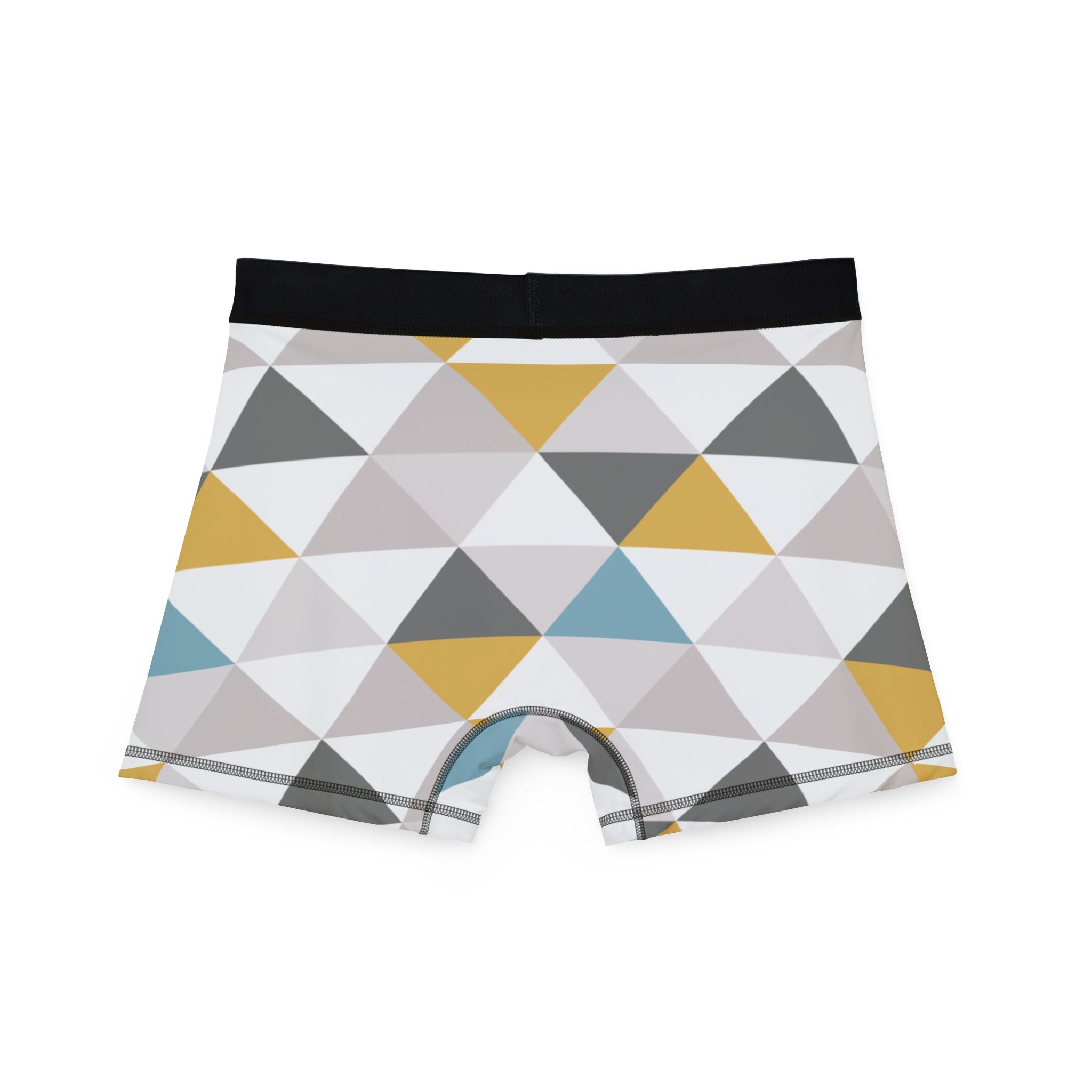 Stylish Geometric Pattern Men’s Boxers - Comfortable & Trendy Underwear