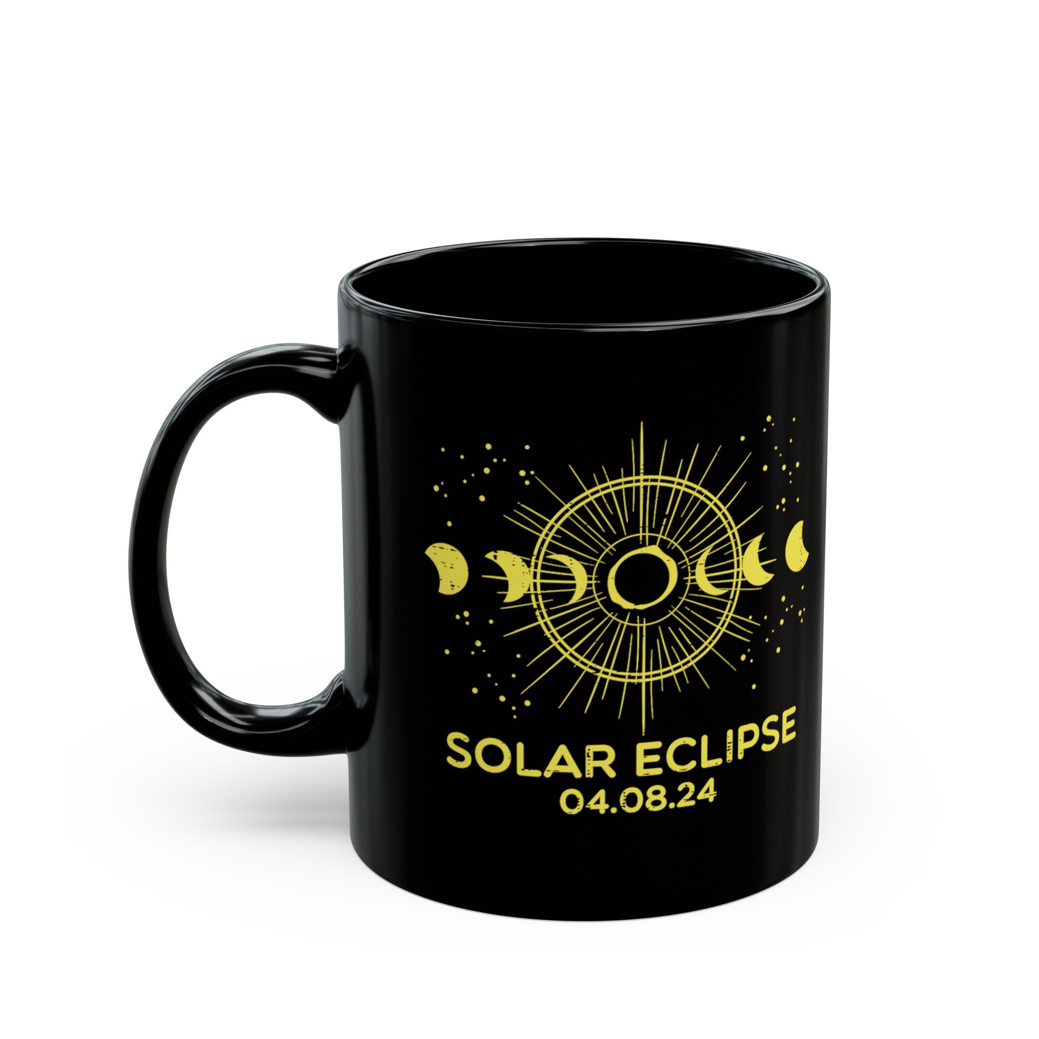 Solar Eclipse Black Mug (11oz, 15oz)-Phoenix Styles