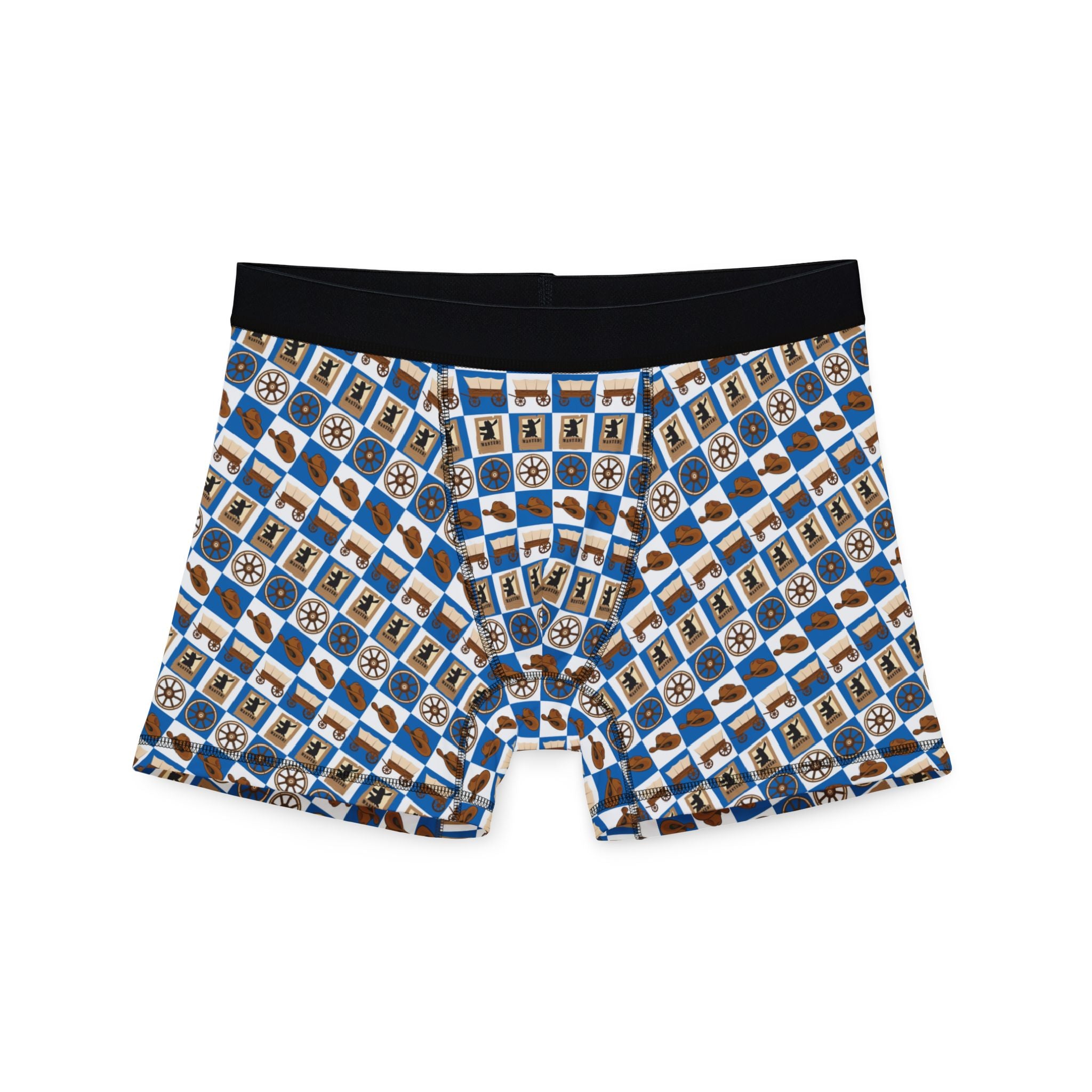 Cowboy Pattern Men's Boxers | Fun and Comfortable Underwear