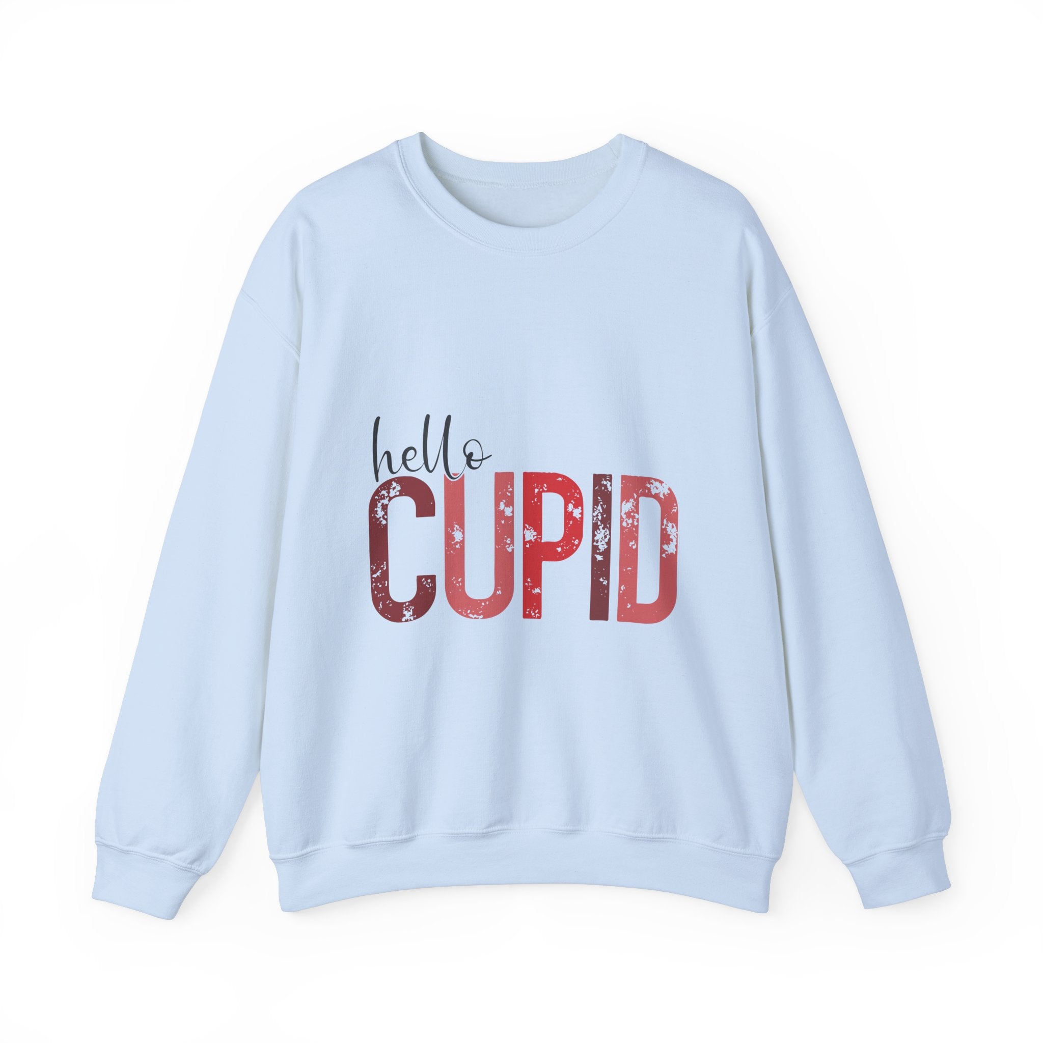 Hello Cupid Valentine's Day Crewneck Sweatshirt-Phoenix Styles