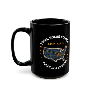 Solar Eclipse Black Mug (11oz, 15oz)-Phoenix Styles