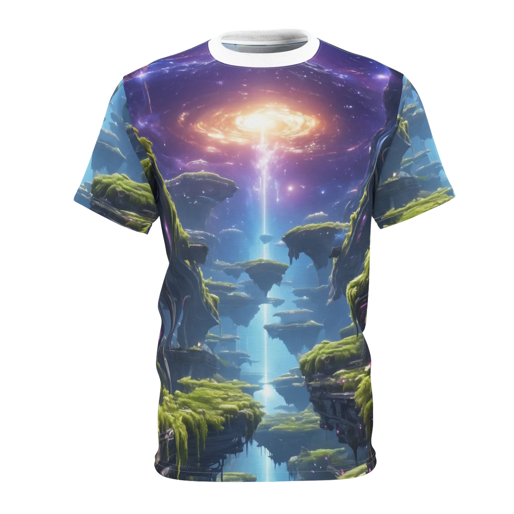 Cosmic Paradise Tee - Dreamy Landscape Design