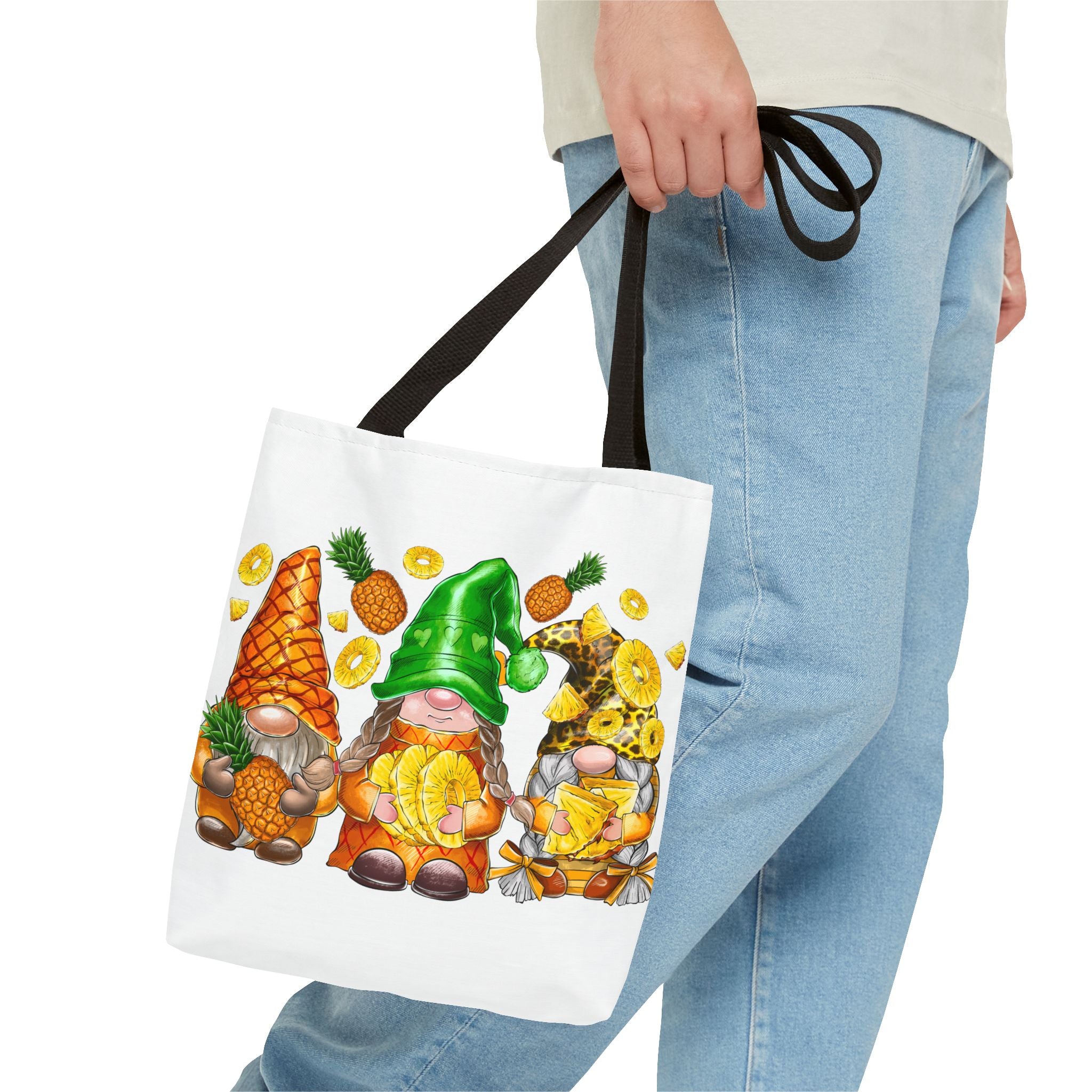 Pineapple Gnomes Tote Bag-Phoenix Styles