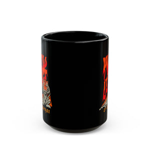 Courages Tiger Black Mug (11oz, 15oz)-Phoenix Styles