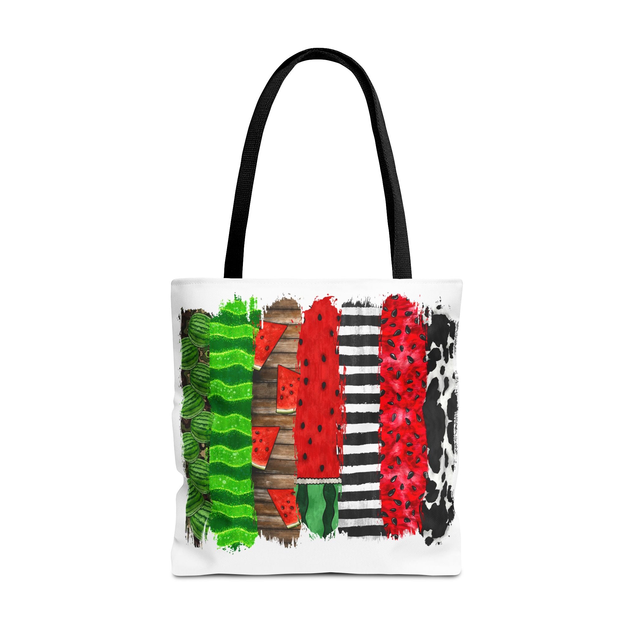 Watermelon Brush Stroke Tote Bag-Phoenix Styles