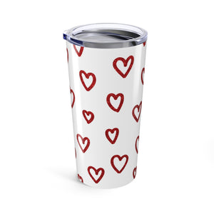 Hearts Valentine's Day Tumbler-Phoenix Styles