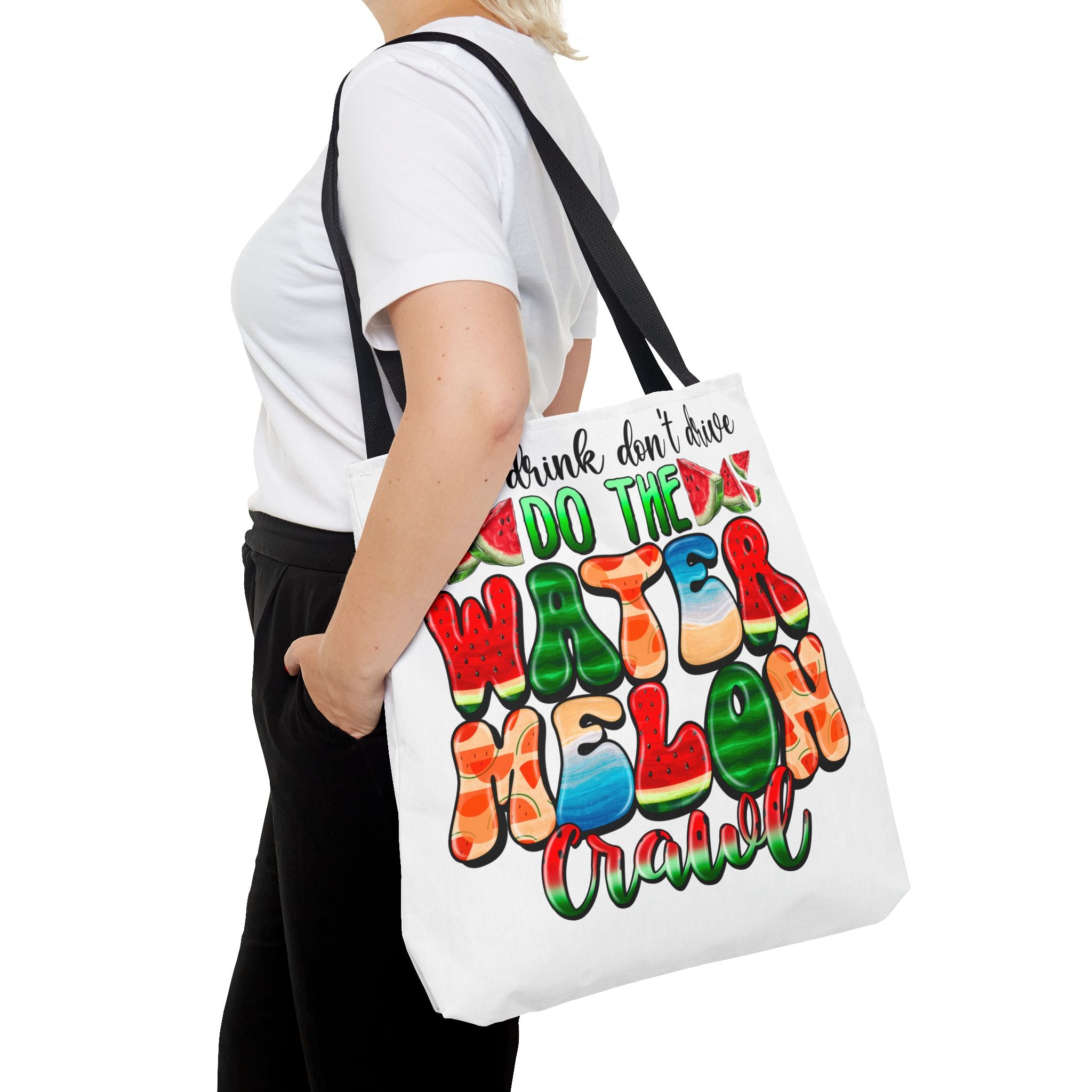 Do The Watermelon Crawl Tote Bag-Phoenix Styles