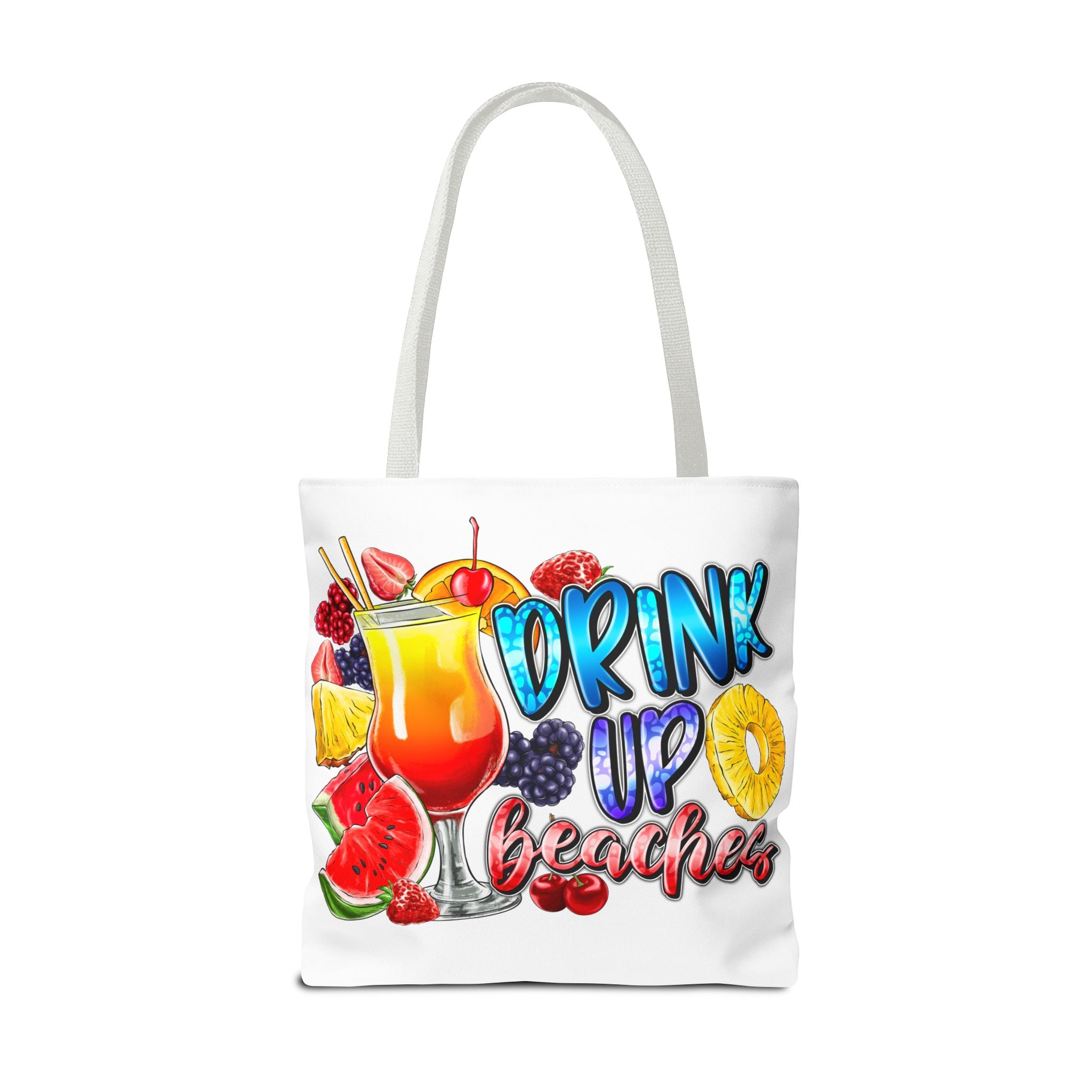 Drink up Beaches Tote Bag-Phoenix Styles