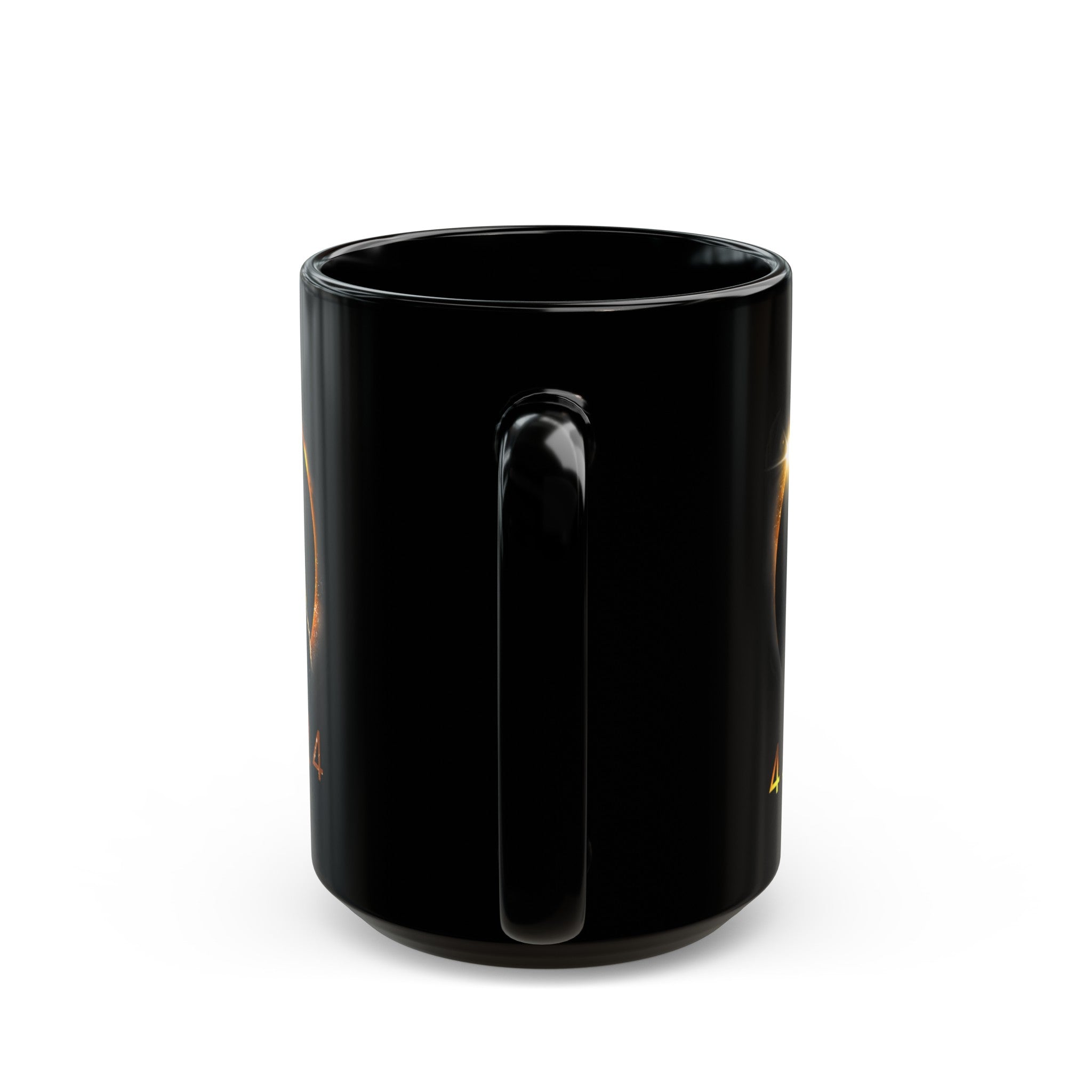 Meow Solar Black Mug (11oz, 15oz)-Phoenix Styles