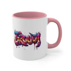 Groovy Accent Coffee Mug, 11oz-Phoenix Styles