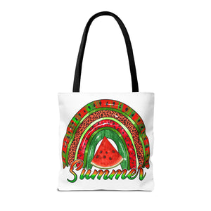 Summer Watermelon Rainbow Tote Bag-Phoenix Styles