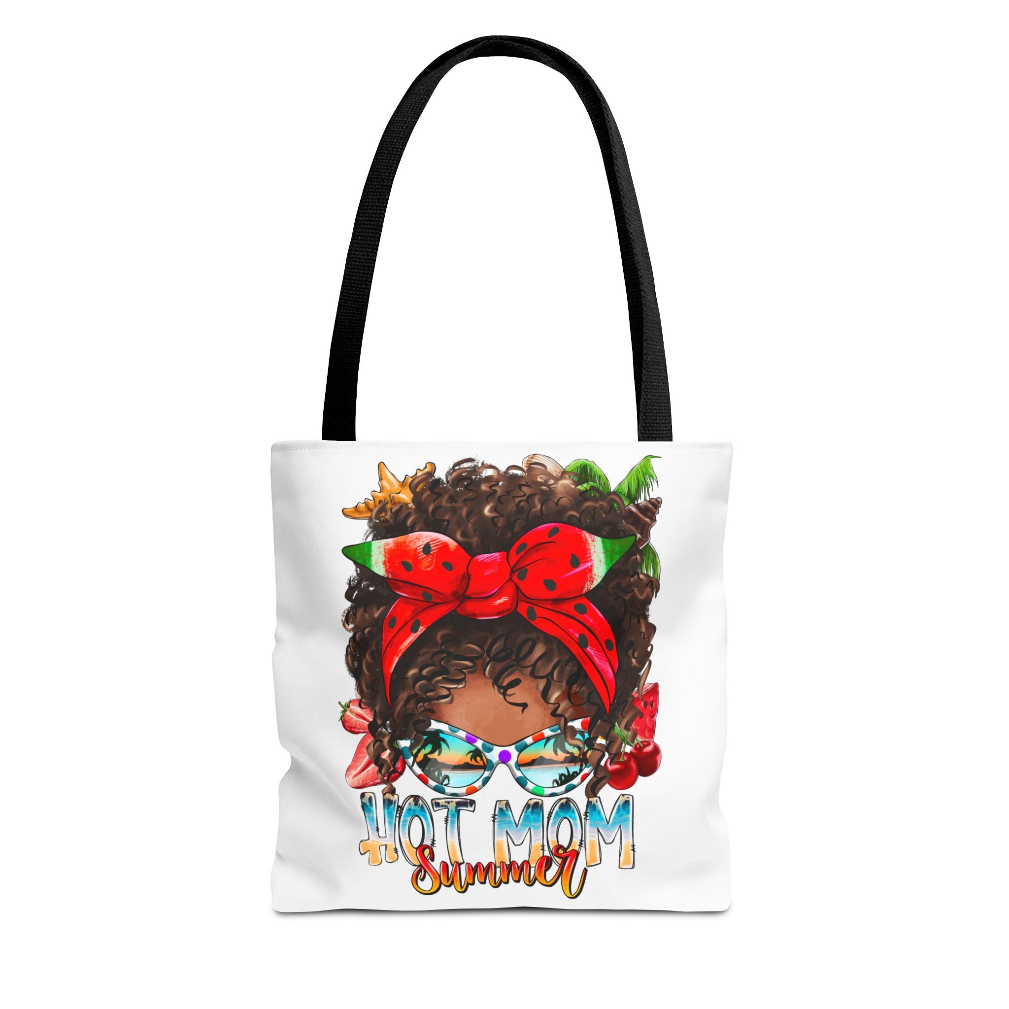 Hot Mom Summer Afro Tote Bag-Phoenix Styles