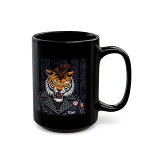 Tiger Black Mug (11oz, 15oz)-Phoenix Styles