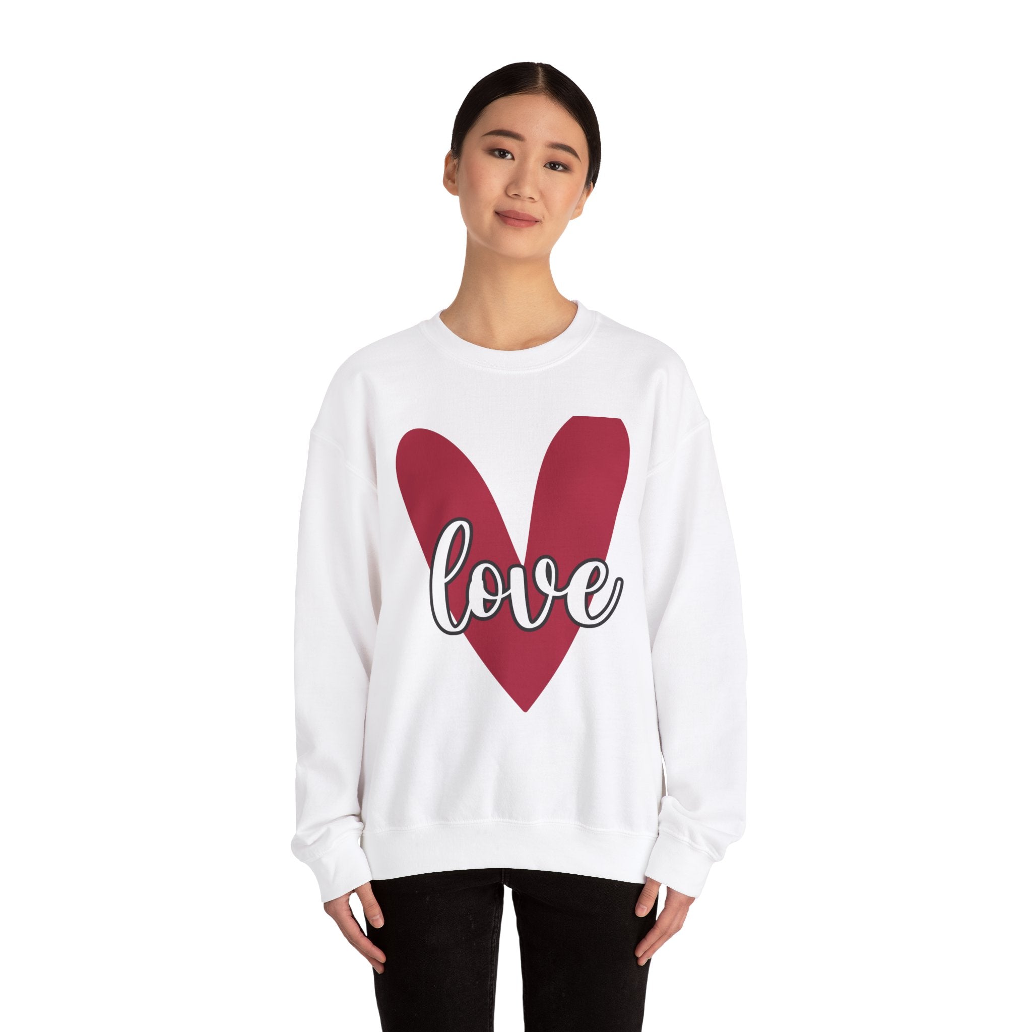 Love Valentine's Day Crewneck Sweatshirt-Phoenix Styles