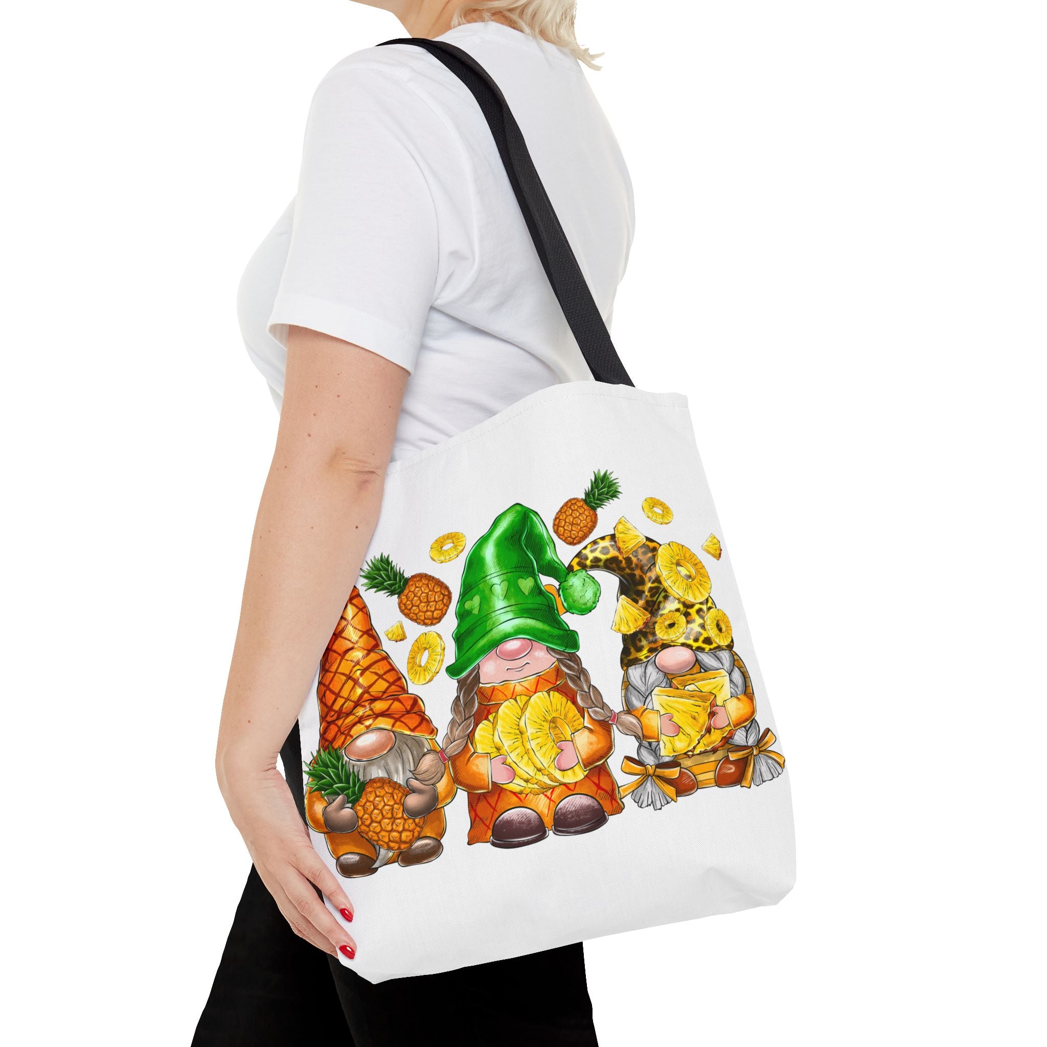 Pineapple Gnomes Tote Bag-Phoenix Styles