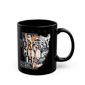 New York City The Bronx Black Mug (11oz, 15oz)-Phoenix Styles