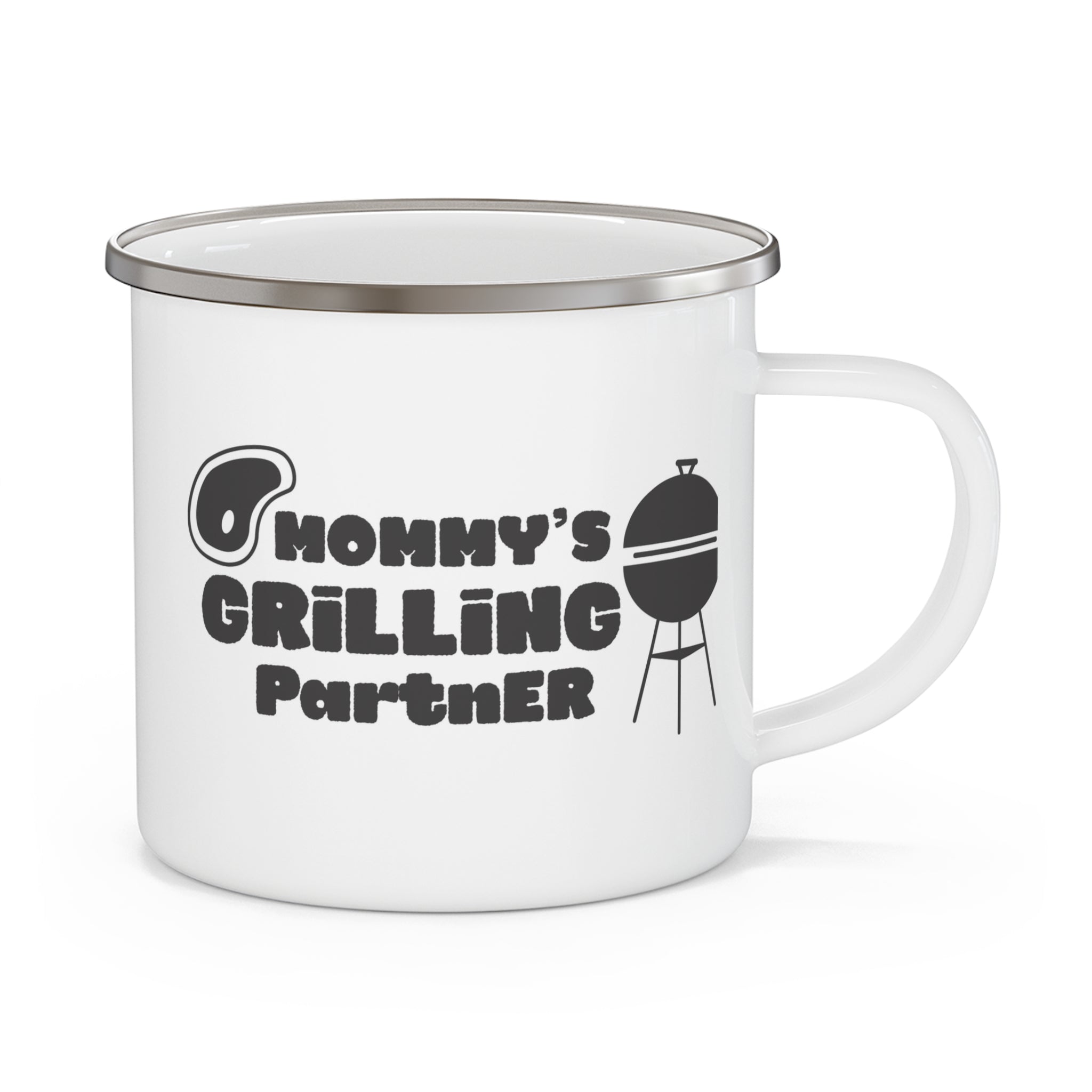 Personalized Camping Mug - "Mommy's Grilling Partner" - Perfect Gift for Outdoor Enthusiasts