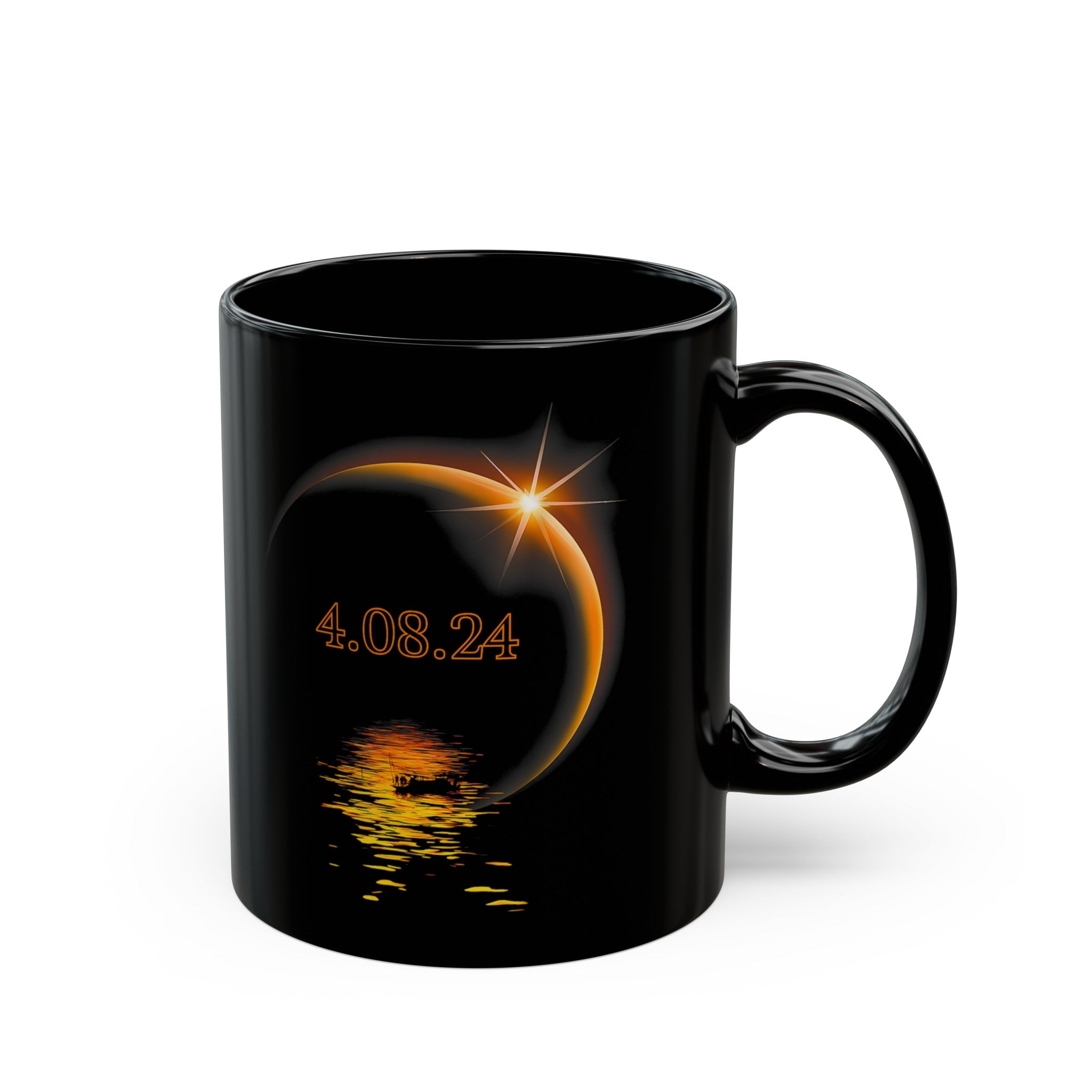 Solar Sunset Black Mug (11oz, 15oz)-Phoenix Styles