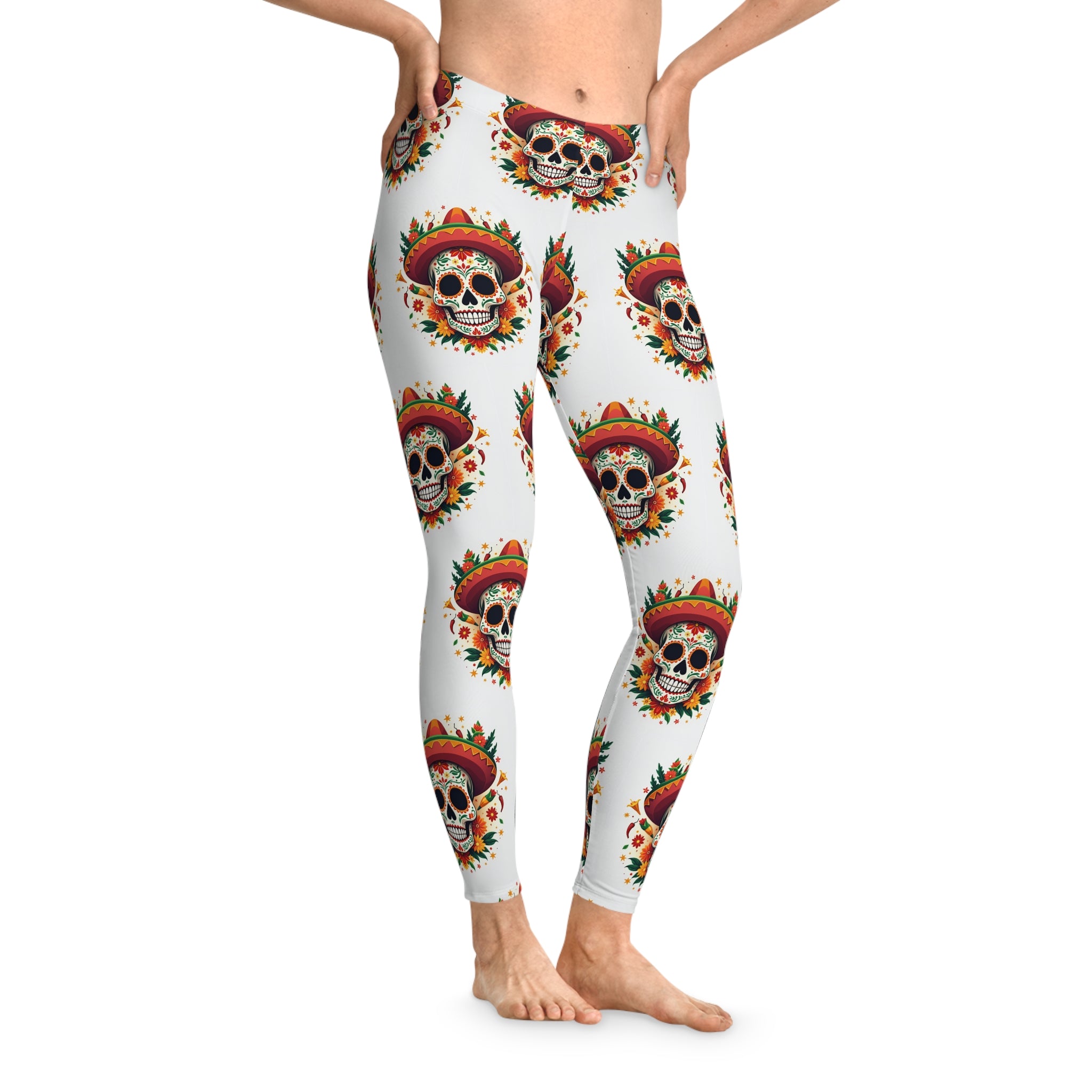 Festive Skull Leggings