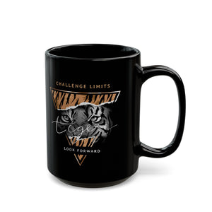 Challange Limits- Tiger Black Mug (11oz, 15oz)-Phoenix Styles