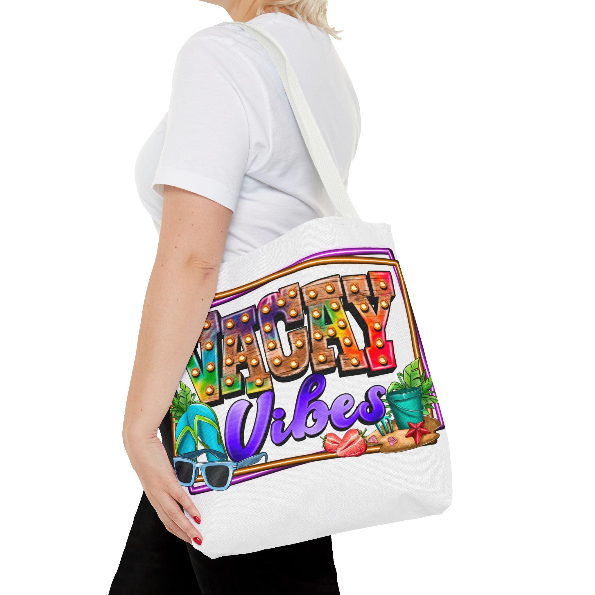 Vacay Vibes Tote Bag-Phoenix Styles