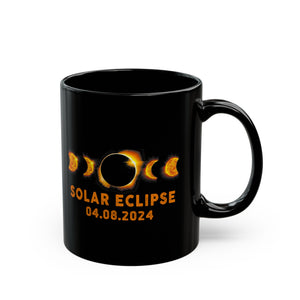 Solar Eclipse Black Mug (11oz, 15oz)-Phoenix Styles