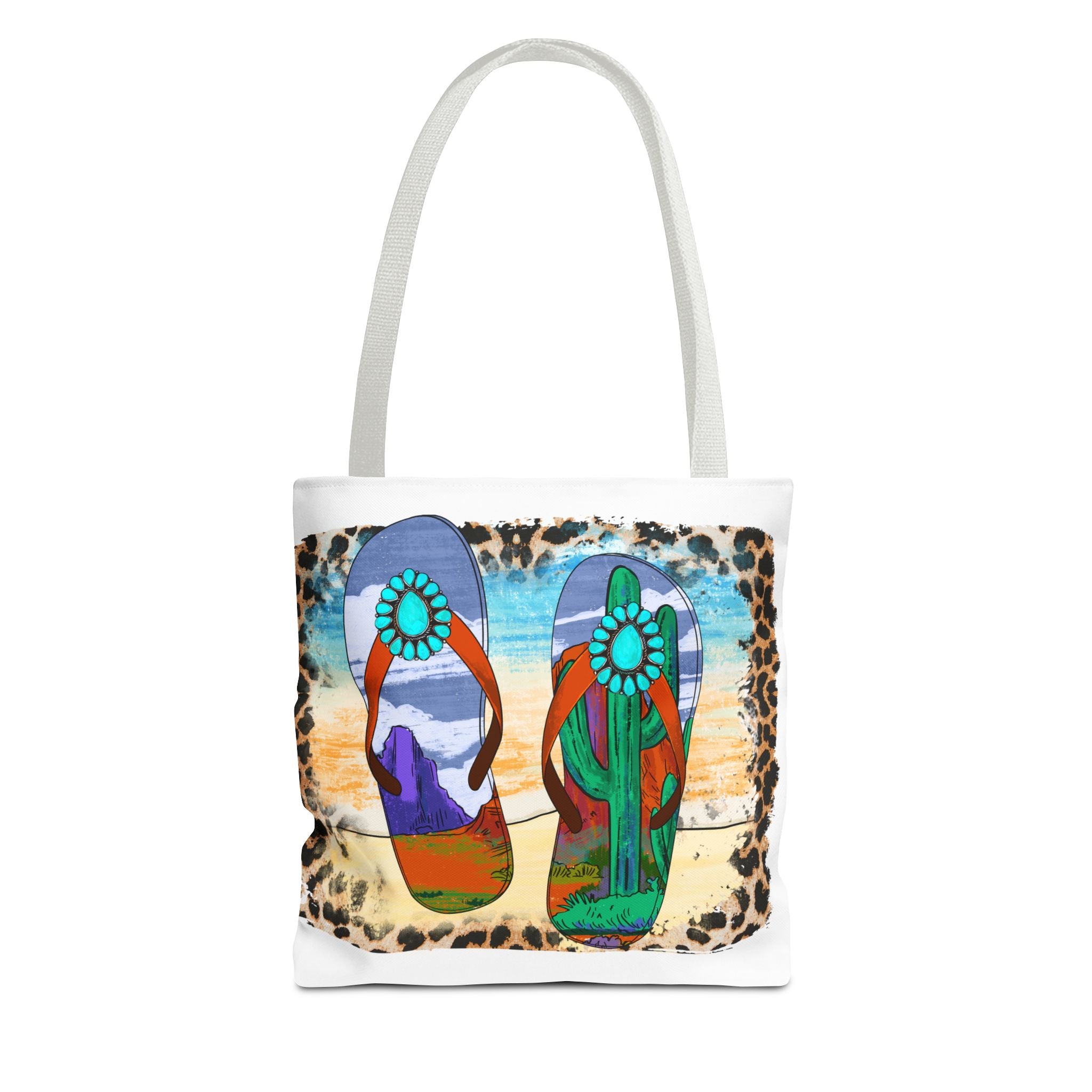 Flips Flops Summer Tote Bag-Phoenix Styles