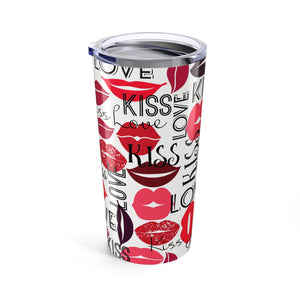 Kissy Lips Valentine's Day Tumbler-Phoenix Styles